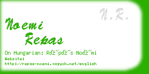 noemi repas business card